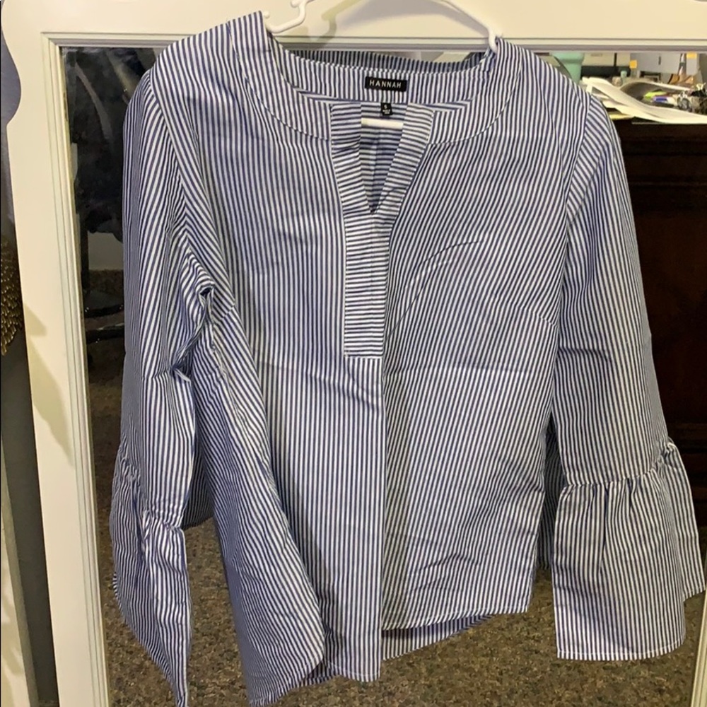 Navy blouse